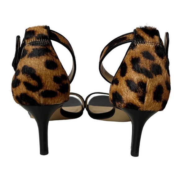 Talbots Trulli Ankle Strap Calf Hair Leopard Heel size 10.5 - Picture 6 of 8